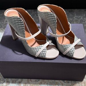Malone Souliers Snakeskin Pattern Heels